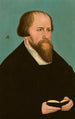 Caspar Crucigerin muotokuva - Lucas Cranach nuorempi — näkymä teoksesta