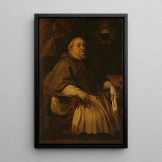Lucas Franchoys the Younger - Portrait of Franois de GandVilain 16471666 Bishop of Doornik.webp