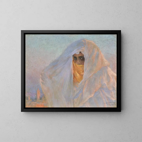Dame de Marrakech - Lucien Lévy-Dhurmer — kehystetty taideteos seinällä