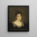 Presumed portrait of Marguerite de Schickler Comtesse Hubert de Pourtalès - Lucien Lévy-Dhurmer — kehystetty taideteos seinällä