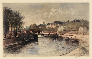 Lucien Marcelin Gautier - La Seine et le PontMarie.webp