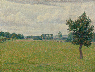 Prairie de Thierceville - Lucien Pissarro — näkymä teoksesta