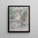 L'arbre à noix - Lucien Pissarro — kehystetty taideteos seinällä