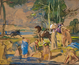 Lucien Simon - Etude pour Nausicaa.webp