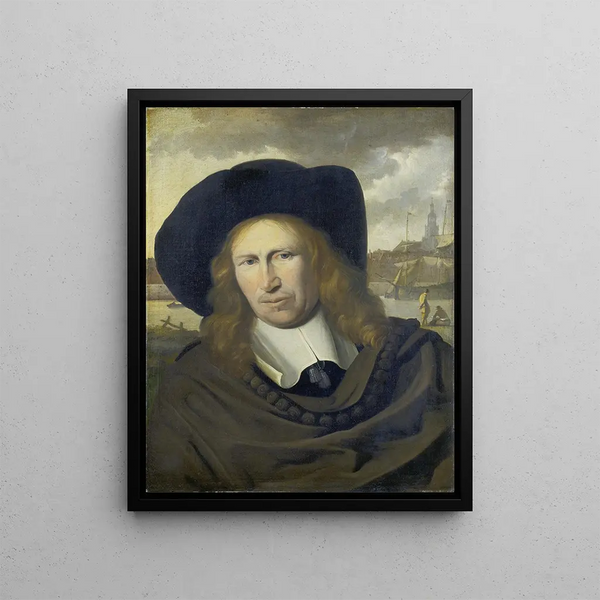 Ludolf Backhuysen - Portrait of a Man from the City of Emden.webp