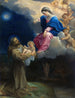 La vision de saint François - Ludovico Carracci — näkymä teoksesta