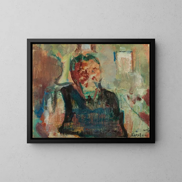 Portrait of a Fisherman - Ludvig Karsten — kehystetty taideteos seinällä