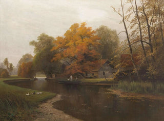 Ludvk Bartk - Autumn by the Water.webp