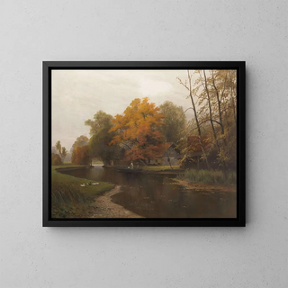 Ludvk Bartk - Autumn by the Water.webp