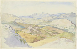 Ludwig Deurer - The Sabine Hills and Rocca Santo Stefano Seen from Civitella.webp