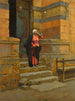 Avant la mosquée - Ludwig Deutsch — näkymä teoksesta