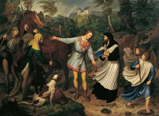 Ludwig Ferdinand Schnorr von Carolsfeld - Rudolf von Habsburg und der Priester.webp