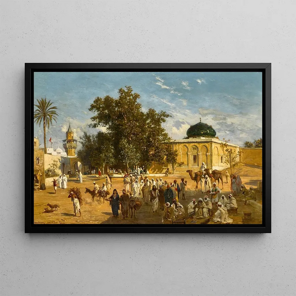 Dar el Ber Tunis - Ludwig Hans Fischer | Maalaus — kehystetty taideteos seinällä