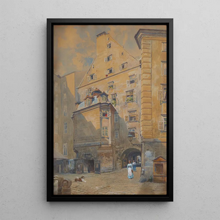 Ludwig Hans Fischer - Der Dreifaltigkeitshof in Wien.webp