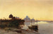 Inde Taj Mahal auringonlaskussa - Ludwig Hans Fischer — näkymä teoksesta
