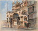 La basilique Saint-Marc à Venise - Ludwig Johann Passini — näkymä teoksesta