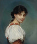 Fille italienne - Ludwig Knaus — näkymä teoksesta