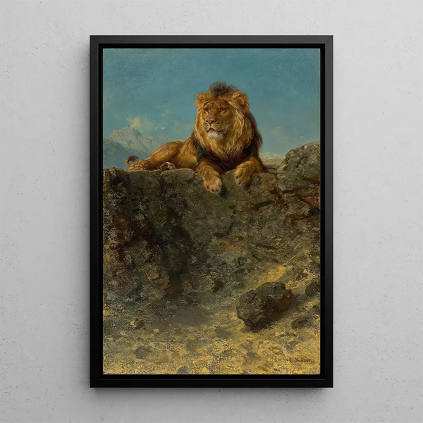 Ludwig Knaus - Throning Lion.webp