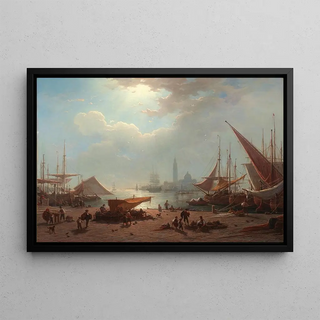 Ludwig Mecklenburg - Venice a View of San Giorgio Maggiore from the Piazzetta.webp