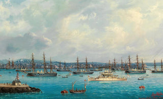 Ludwig Rubelli von Sturmfest - Englische Eskadre in Triest 1881.webp