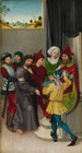 Kristus Pilatuksen edessä - Ludwig Schongauer — näkymä teoksesta