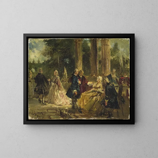 Ludwig Von Hagn - Rococo Study.webp