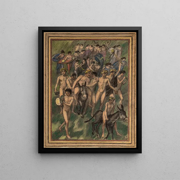 Ludwig von Hofmann - Bacchantenzug.webp