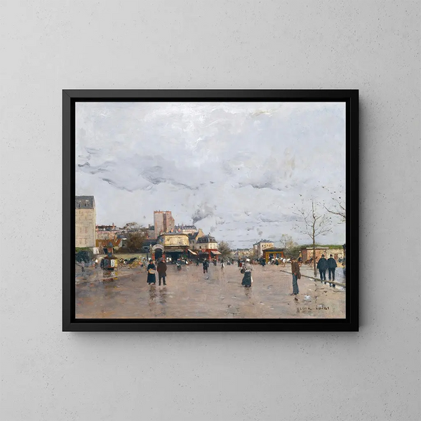 La Porte de Châtillon, Pariisi - Luigi Loir — kehystetty taideteos seinällä