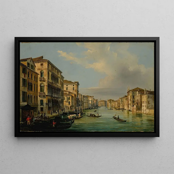 Luigi Querena - Venice a view of the Grand Canal.webp