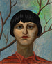 Portrait de Lina Zaquini - Luigi Russolo — näkymä teoksesta
