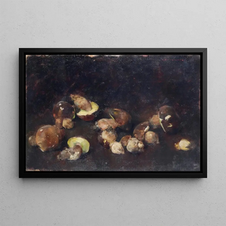 Luigi Serralunga - Natura morta con funghi.webp