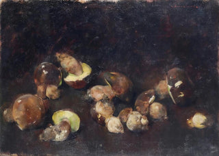 Luigi Serralunga - Natura morta con funghi.webp