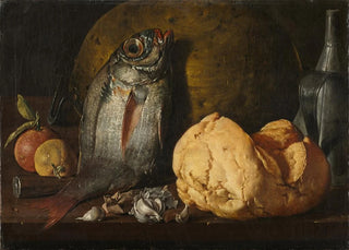 Luis Melndez - Still Life with Fish Bread and Kettle.webp