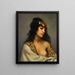 Odalisque - Luis Ricardo Falero — kehystetty taideteos seinällä