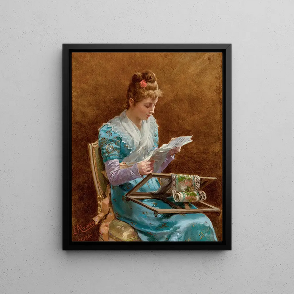 Luis lvarez Catal - Reading the news.webp