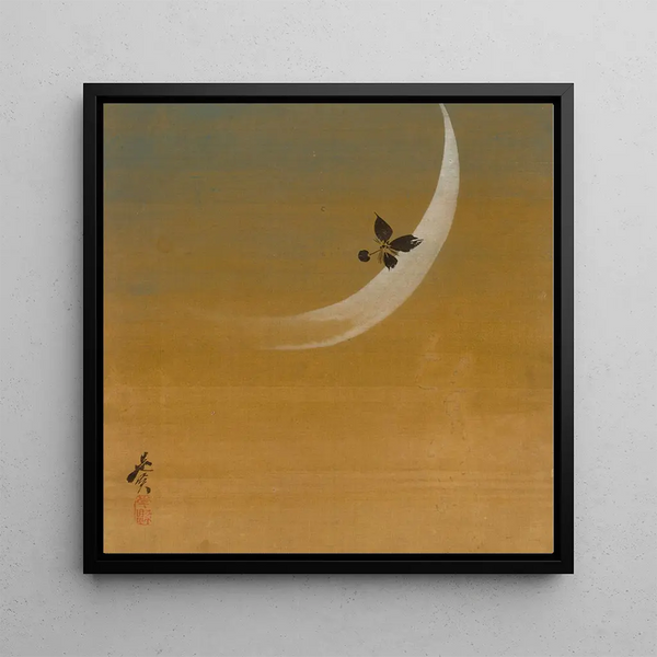 Lune croissante - Shibata Zeshin