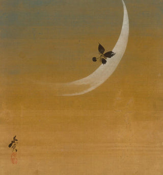 Lune croissante - Shibata Zeshin