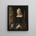 Portrait de Machtelt Suijs - Maarten van Heemskerck — kehystetty taideteos seinällä