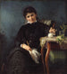 Madame Anna Seekamp, taiteilijan sisar - Bertha Wegmann — näkymä teoksesta