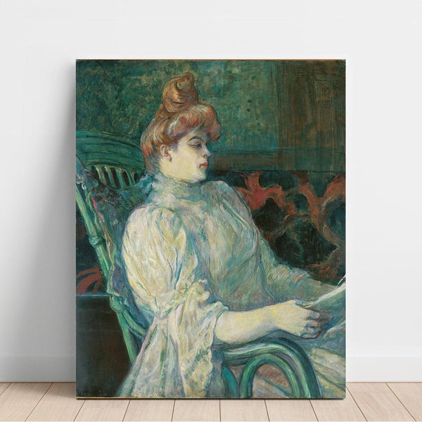 Maalauksen jäljennös Madame Marthe X - Bordeaux - Henri de Toulouse-Lautrec
