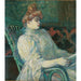 Maalauksen jäljennös Madame Marthe X - Bordeaux - Henri de Toulouse-Lautrec