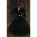 Maalauksen jäljennös Madame Sorolla (Clotilde García del Castillo, 1865-1929) en noir - Joaquín Sorolla