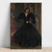 Maalauksen jäljennös Madame Sorolla (Clotilde García del Castillo, 1865-1929) en noir - Joaquín Sorolla