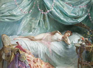 Le sommeil de Manon - Madeleine Jeanne Lemaire — näkymä teoksesta