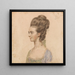 Mademoiselle Barbara Hill 1838 - John Smart — kehystetty taideteos seinällä