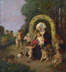 Madone avec l'Enfant dans une guirlande de fleurs - Adolf Hengeler — näkymä teoksesta
