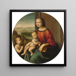 Master of the Scandicci Lamentation - Madonna And Child With The Infant Saint John The Baptist.webp