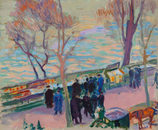 Bords de la Seine - Magnus Enckell — näkymä teoksesta