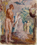 Croquis de l'oiseau de paradis - Magnus Enckell — näkymä teoksesta