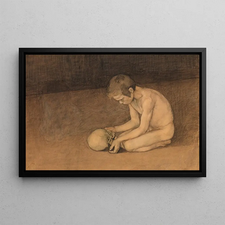 Magnus Enckell - Boy with Skull.webp